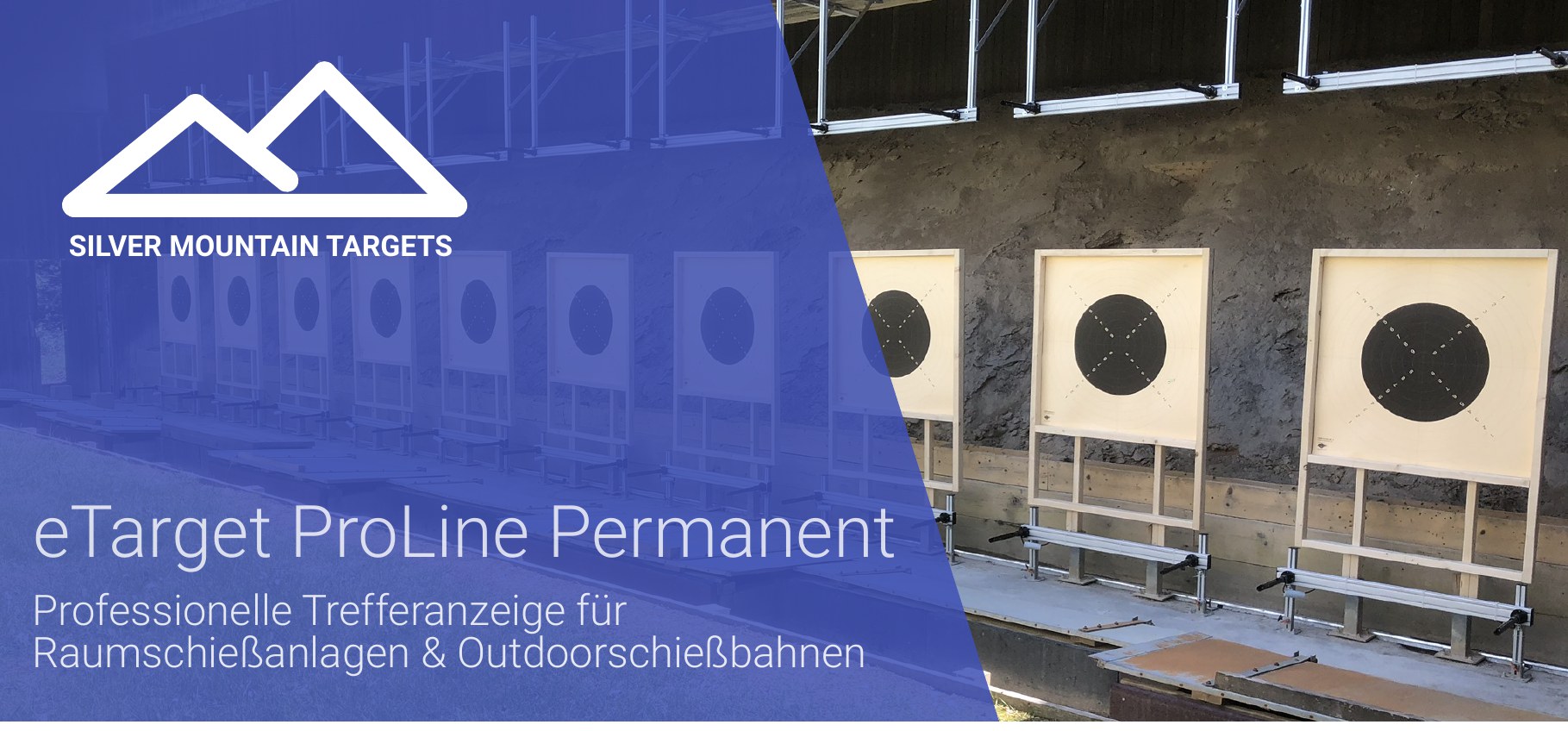 eTarget ProLine Permanent — professionelles Trefferanzeigesystem